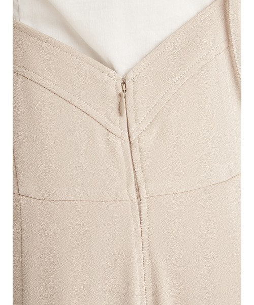 SNIDEL（スナイデル）の「ハイウエストサロペット（サロペット/オーバーオール・レディース・ブラック/ライトベージュ/ダークグレー・0/1）」の9枚目の写真