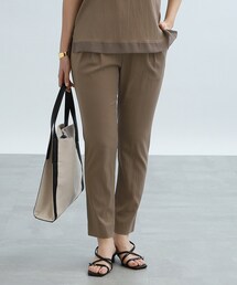 INDIVI | 【パンツ人気1位/褒められパンツ/洗える】タックテーパードパンツ(その他パンツ)