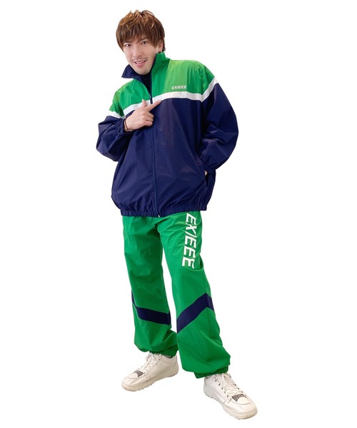 EXIEEE(イグジー)の「ナイロントラックパンツ(その他パンツ・レディース・グリーン/ブラック・MEDIUM/SMALL/LARGE)」の6枚目の写真