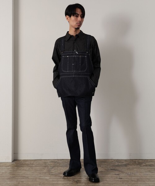 International Gallery BEAMS(インターナショナルギャラリービームス)の「IG / オーバーオールベスト(ベスト・メンズ・インディゴブルー・MEDIUM)」の9枚目の写真