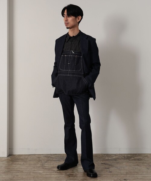 International Gallery BEAMS(インターナショナルギャラリービームス)の「IG / オーバーオールベスト(ベスト・メンズ・インディゴブルー・MEDIUM)」の10枚目の写真