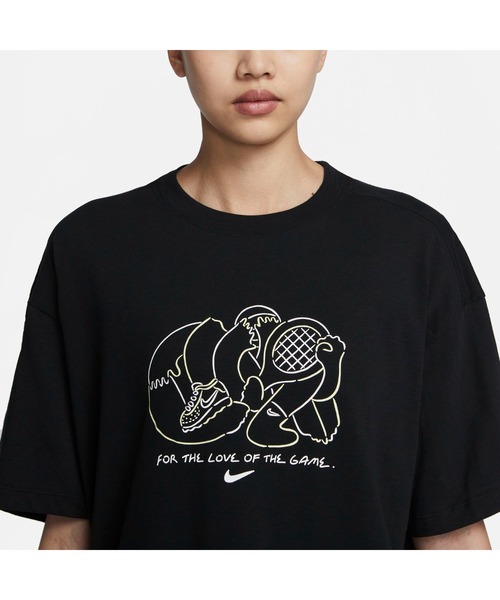 NIKE（ナイキ）の「【別注】ナイキ NIKE ナイキ NSW DF OS T100 S/S Tシャツ 限定コラボ（Tシャツ/カットソー・レディース・ホワイト/ブラック・XL/L/S/M）」の9枚目の写真