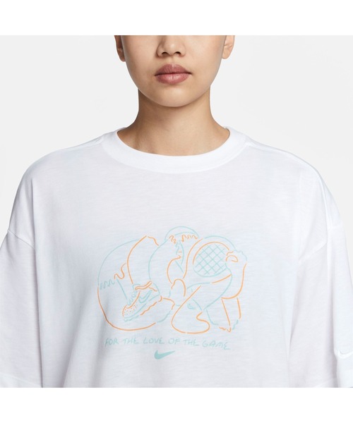 NIKE（ナイキ）の「【別注】ナイキ NIKE ナイキ NSW DF OS T100 S/S Tシャツ 限定コラボ（Tシャツ/カットソー・レディース・ホワイト/ブラック・XL/L/S/M）」の3枚目の写真
