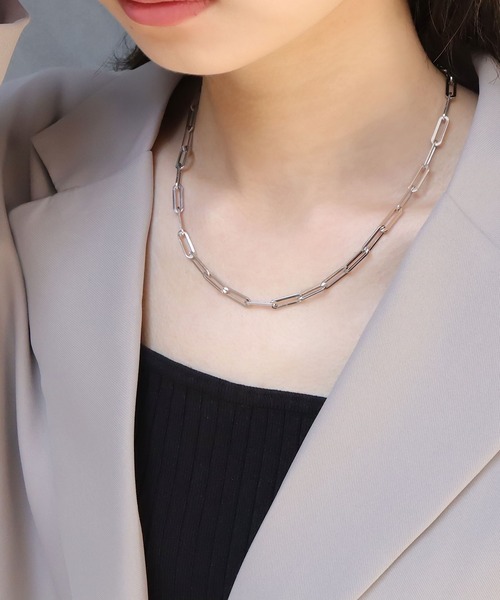 セール】blackdia ocean ボックスチェーンネックレス