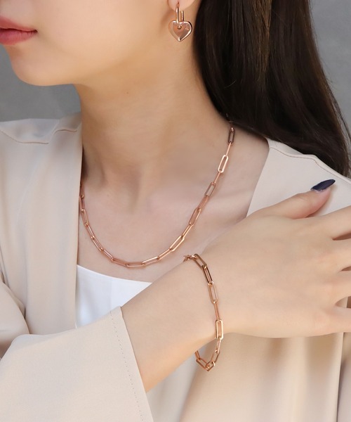 blackdia ocean(ブラックダイヤオーシャン)の「blackdia ocean ボックスチェーンネックレス(ネックレス・レディース・シルバー/ゴールド/ピンクゴールド・42cm/50cm)」の11枚目の写真