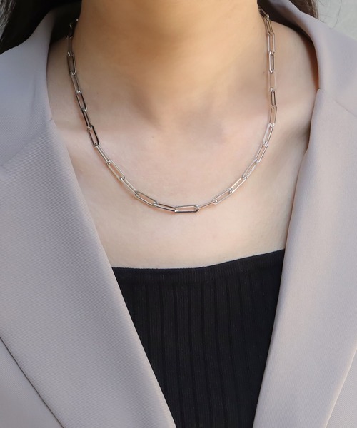 blackdia ocean(ブラックダイヤオーシャン)の「blackdia ocean ボックスチェーンネックレス(ネックレス・レディース・シルバー/ゴールド/ピンクゴールド・42cm/50cm)」の8枚目の写真