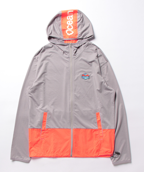 Ocean Pacific（オーシャンパシフィック）の「【OP:オーピー】ジップUVパーカー（パーカー・メンズ・ベージュ/ブラック/グレー・LARGE/MEDIUM/X-LARGE）」の6枚目の写真