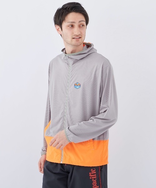 Ocean Pacific（オーシャンパシフィック）の「【OP:オーピー】ジップUVパーカー（パーカー・メンズ・ベージュ/ブラック/グレー・LARGE/MEDIUM/X-LARGE）」の22枚目の写真