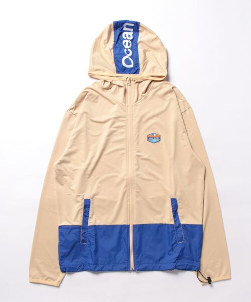 Ocean Pacific（オーシャンパシフィック）の「【OP:オーピー】ジップUVパーカー（パーカー・メンズ・ベージュ/ブラック/グレー・LARGE/MEDIUM/X-LARGE）」の5枚目の写真