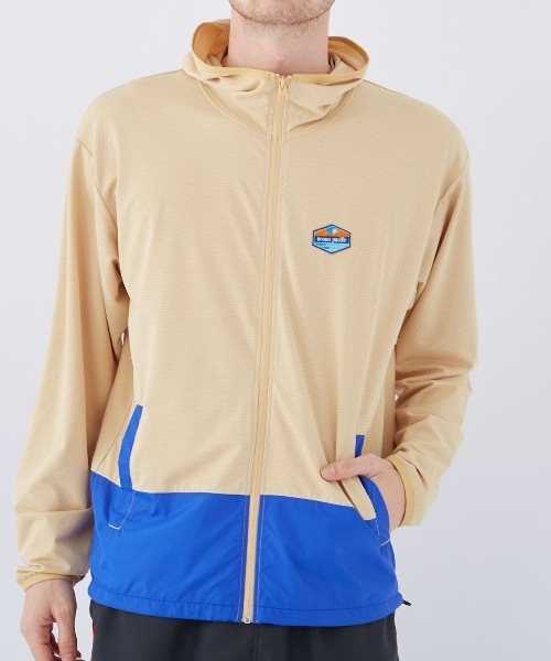 Ocean Pacific（オーシャンパシフィック）の「【OP:オーピー】ジップUVパーカー（パーカー・メンズ・ベージュ/ブラック/グレー・LARGE/MEDIUM/X-LARGE）」の12枚目の写真