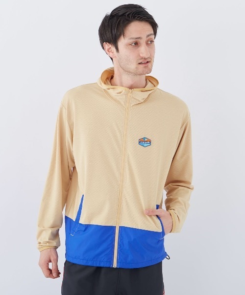 Ocean Pacific（オーシャンパシフィック）の「【OP:オーピー】ジップUVパーカー（パーカー・メンズ・ベージュ/ブラック/グレー・LARGE/MEDIUM/X-LARGE）」の13枚目の写真