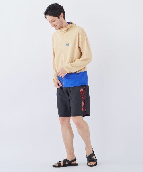 Ocean Pacific（オーシャンパシフィック）の「【OP:オーピー】ジップUVパーカー（パーカー・メンズ・ベージュ/ブラック/グレー・LARGE/MEDIUM/X-LARGE）」の15枚目の写真