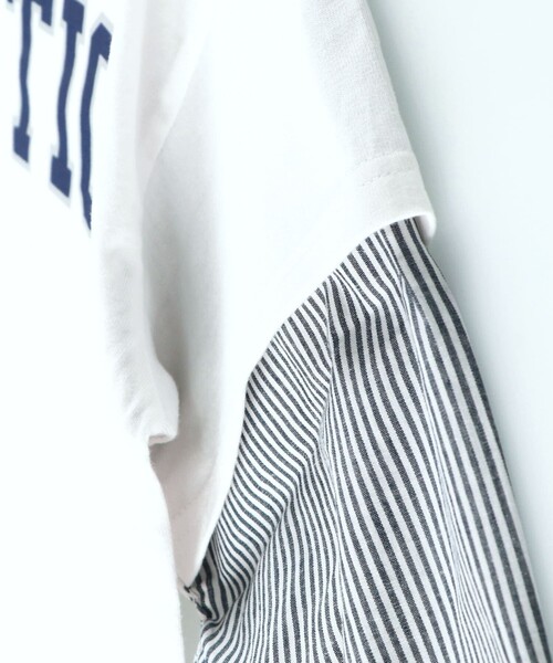 NAUTICA(ノーティカ)の「【NAUTICA/ノーティカ】シャツ重ね着風長袖Tシャツ ロンT(Tシャツ/カットソー・キッズ・ブルー/オフホワイト/ネイビー・L/S/M/XL/XS)」の21枚目の写真