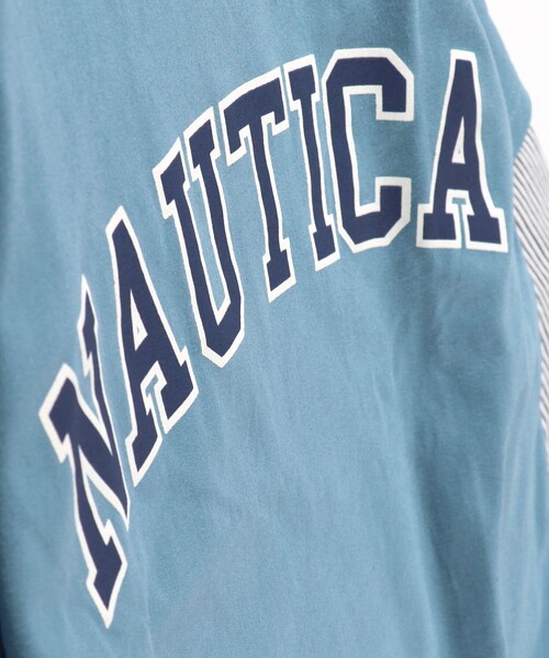 NAUTICA(ノーティカ)の「【NAUTICA/ノーティカ】シャツ重ね着風長袖Tシャツ ロンT(Tシャツ/カットソー・キッズ・ブルー/オフホワイト/ネイビー・L/S/M/XL/XS)」の20枚目の写真