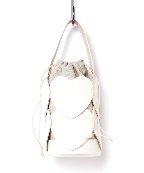 Casselini(キャセリーニ)の「【CASSELINI/キャセリーニ】モチーフバケットバッグ(トートバッグ・レディース・アイボリー/グリーン・FREE)」の10枚目の写真