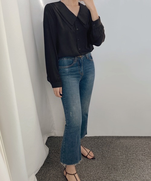 fd style(エフディ スタイル)の「二重カラーブラウス(シャツ/ブラウス・レディース・Black/White/PINK・FREE)」の22枚目の写真