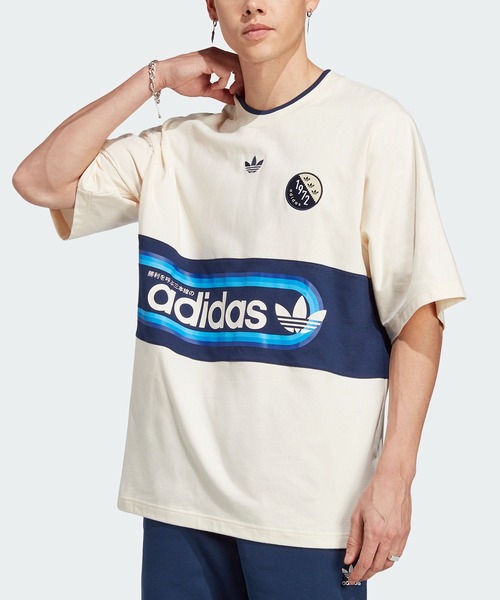 adidas BLOKEPOP Tシャツ/アディダスオリジナルス adidas（アディダス）の「BLOKEPOP Tシャツ ⁄ アディダスオリジナルス