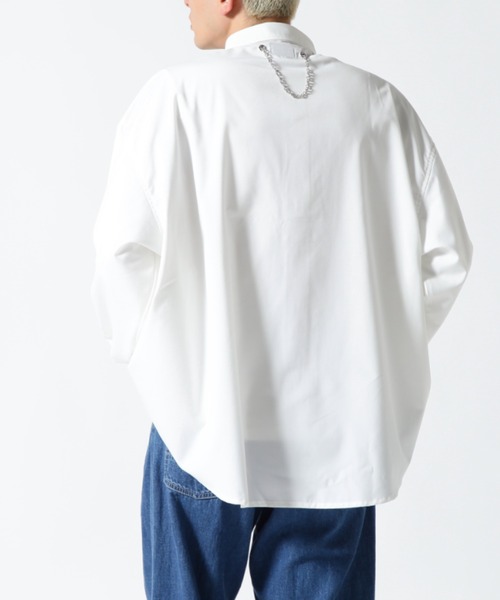 DANKE SCHON（ダンケシェーン）の「DankeSchon/ダンケシェーン/combineチェーンシャツ（シャツ/ブラウス・メンズ・ブラック/ホワイト・F）」の15枚目の写真