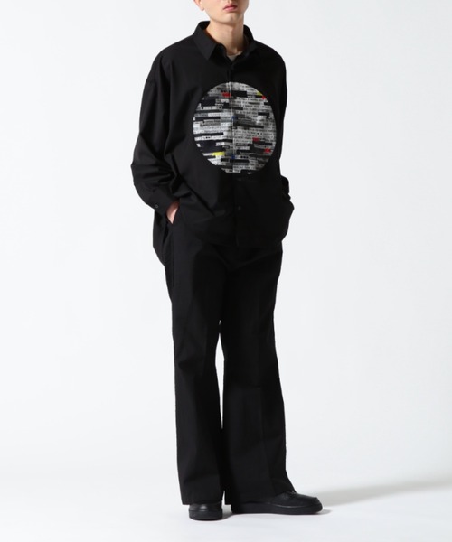 DANKE SCHON（ダンケシェーン）の「DankeSchon/ダンケシェーン/combineチェーンシャツ（シャツ/ブラウス・メンズ・ブラック/ホワイト・F）」の3枚目の写真