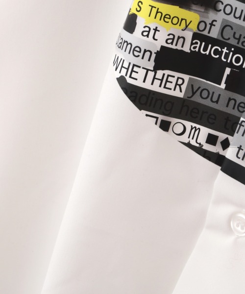 DANKE SCHON（ダンケシェーン）の「DankeSchon/ダンケシェーン/combineチェーンシャツ（シャツ/ブラウス・メンズ・ブラック/ホワイト・F）」の9枚目の写真