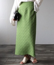 EASEBLUE | ふくれジャガードナロースカート(スカート)