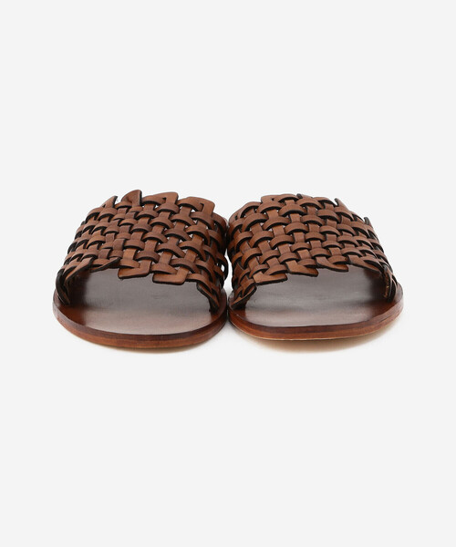 Bshop（ビショップ）の「dragon | レザーメッシュサンダル WOMEN