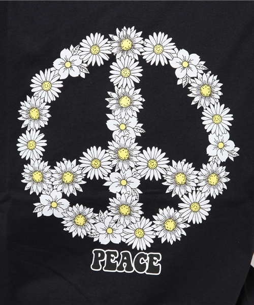 WEGO(ウィゴー)の「WEGO/70sモチーフTシャツ(Tシャツ/カットソー・レディース・ブラック/オフホワイト・FREE)」の10枚目の写真