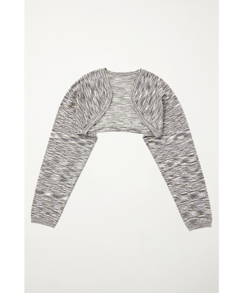 LAGUA GEM（ラグアジェム）の「KNIT BOLERO SET ボレロ（ニット/セーター・レディース・オレンジ/グレー/カーキ・FREE）」の14枚目の写真