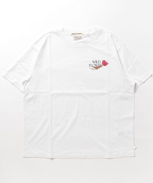 SCOTCH&SODA(スコッチアンドソーダ)の「【SCOTCH & SODA】ワンポイントTシャツ(Tシャツ/カットソー・レディース・オフホワイト/レモンイエロー・2)」の1枚目の写真