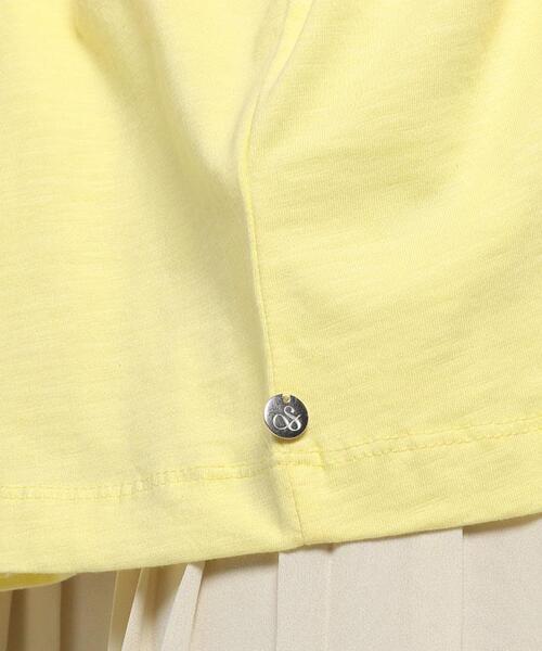 SCOTCH&SODA(スコッチアンドソーダ)の「【SCOTCH & SODA】ワンポイントTシャツ(Tシャツ/カットソー・レディース・オフホワイト/レモンイエロー・2)」の3枚目の写真