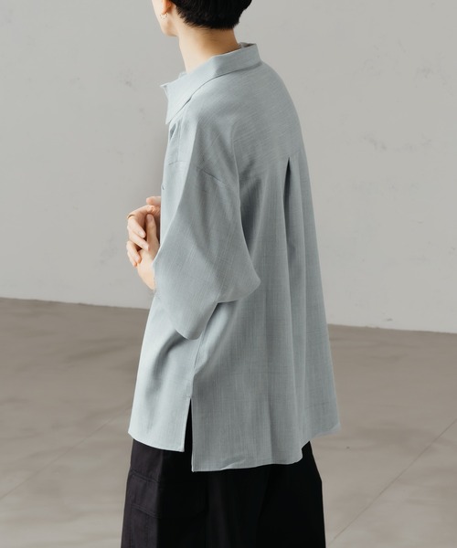 epnok(エプノック)の「スラブツイルルーズシャツ(シャツ/ブラウス・メンズ・ベージュ/ピンク/ブルー・SMALL/MEDIUM/LARGE)」の16枚目の写真
