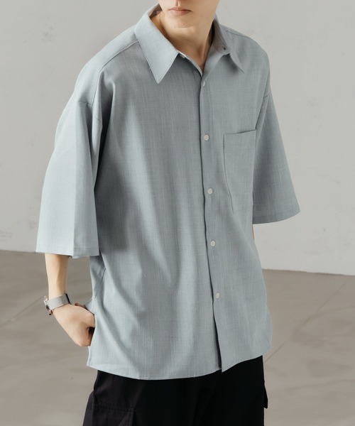 epnok(エプノック)の「スラブツイルルーズシャツ(シャツ/ブラウス・メンズ・ベージュ/ピンク/ブルー・SMALL/MEDIUM/LARGE)」の19枚目の写真