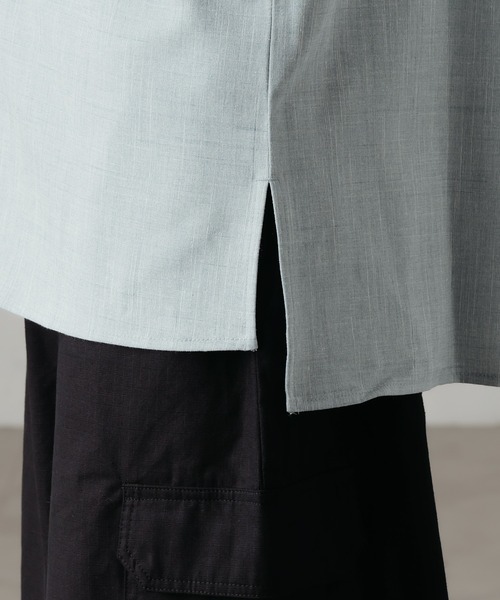 epnok(エプノック)の「スラブツイルルーズシャツ(シャツ/ブラウス・メンズ・ベージュ/ピンク/ブルー・SMALL/MEDIUM/LARGE)」の6枚目の写真