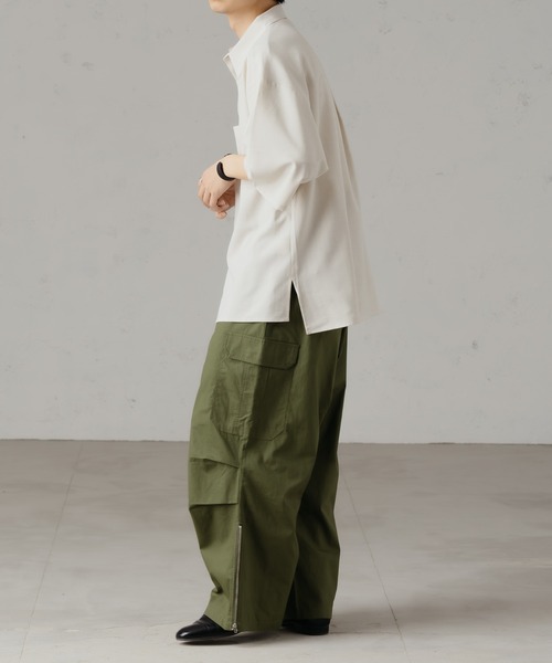 epnok(エプノック)の「スラブツイルルーズシャツ(シャツ/ブラウス・メンズ・ベージュ/ピンク/ブルー・SMALL/MEDIUM/LARGE)」の4枚目の写真