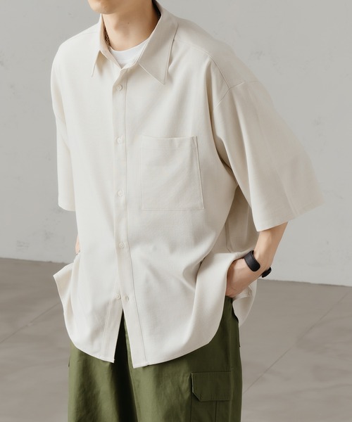 epnok(エプノック)の「スラブツイルルーズシャツ(シャツ/ブラウス・メンズ・ベージュ/ピンク/ブルー・SMALL/MEDIUM/LARGE)」の22枚目の写真