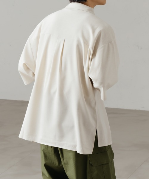 epnok(エプノック)の「スラブツイルルーズシャツ(シャツ/ブラウス・メンズ・ベージュ/ピンク/ブルー・SMALL/MEDIUM/LARGE)」の10枚目の写真