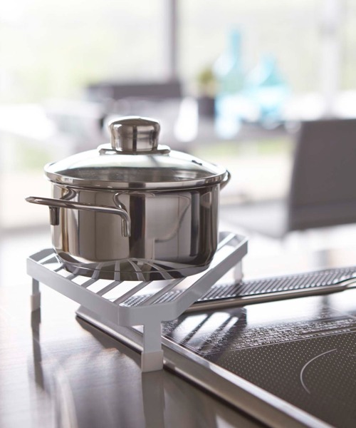 BIRTHDAY BAR（バースデイバー）の「tower コンロコーナーラック（キッチン収納・レディース・ホワイト/ブラック・フリー）」の11枚目の写真