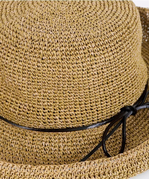 Actually(アクチュアリー)の「ニュアンスカラー クロシェハット(ハット・レディース・ベージュ/グレー・フリー)」の11枚目の写真