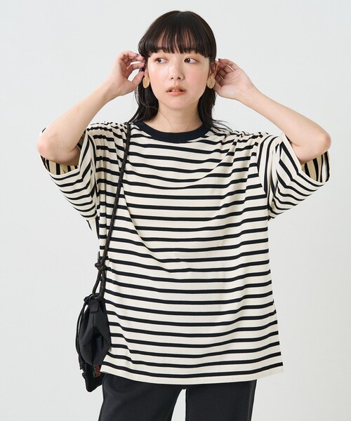 シャツ k.sstore FREAK'S STORE（フリークスストア）の「ボーダーBIGロンTEE（T