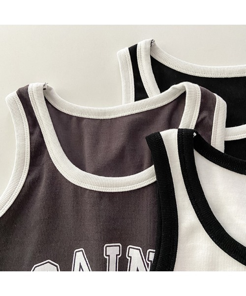 Revo.（レボ）の「【パット付き】ロゴプリント タンクトップ パイピング ブラトップ（タンクトップ・レディース・ホワイト/ブラウン/チャコール・FREE）」の19枚目の写真