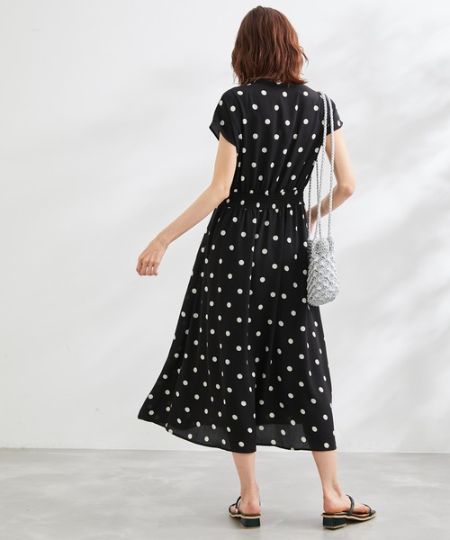 ROPE ワンピース ドット柄 Pino meets ROPE' PICNIC】Pinoドット柄ワンピース（ワンピース