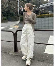 emmi（エミ）の「ナイロンフレアパンツ（その他パンツ）」 - WEAR