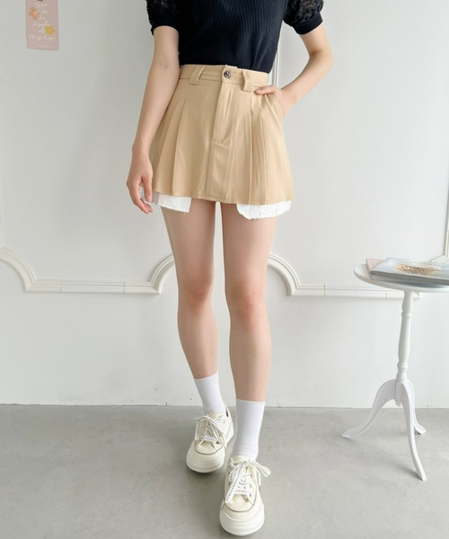 Loueme(ルエム)の「マイクロミニプリーツスカパン(スカート・レディース・ブラック/グレー/ベージュ・S/M)」の20枚目の写真