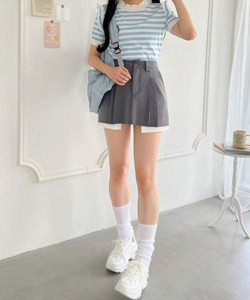 Loueme(ルエム)の「マイクロミニプリーツスカパン(スカート・レディース・ブラック/グレー/ベージュ・S/M)」の16枚目の写真