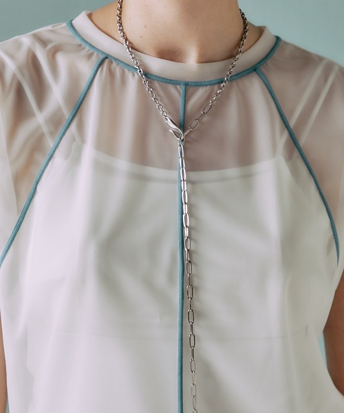o*.様 【PUBLIC TOKYO/ パブリックトウキョウ】シアー半袖Tシャツ PUBLIC TOKYO（パブリックトウキョウ）の「シアービックTEE（T
