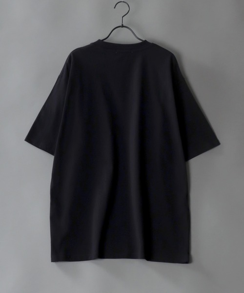 SITRY(シトリー)の「oversize sheer mesh Knit Layered T-shirt/オーバーサイズ シアー メッシュ ニット レイヤード Tシャツ(ベスト・メンズ・ホワイト/ブラック・M/L)」の7枚目の写真