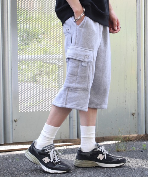PRO CLUB （プロクラブ）の「【PRO CLUB】Fleece Cargo Short バギーショーツ バミューダパンツ PCB167 UNTR（カーゴパンツ・メンズ・グレー/ネイビー/チャコールグレー/ブラック・XL/L/M）」の14枚目の写真