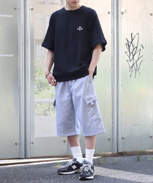 PRO CLUB （プロクラブ）の「【PRO CLUB】Fleece Cargo Short バギーショーツ バミューダパンツ PCB167 UNTR（カーゴパンツ・メンズ・グレー/ネイビー/チャコールグレー/ブラック・XL/L/M）」の15枚目の写真