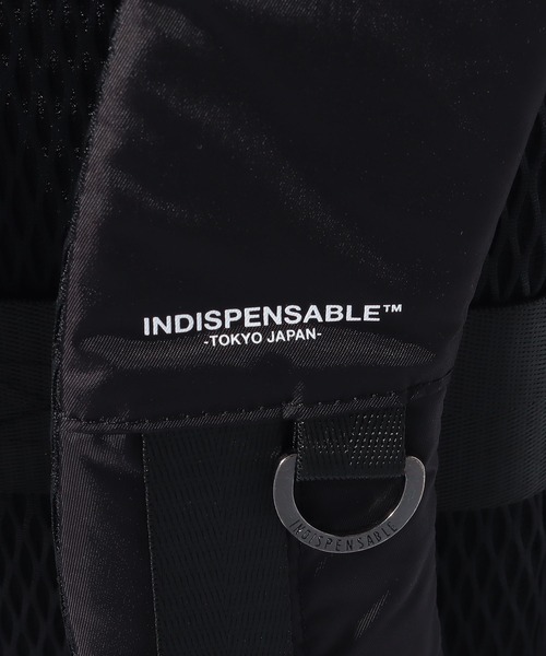 INDISPENSABLE （インディスペンサブル）の「INDISPENSABLE　BACKPACK SLAPS ECONYL（バックパック/リュック・メンズ・ブラック・FREE）」の10枚目の写真