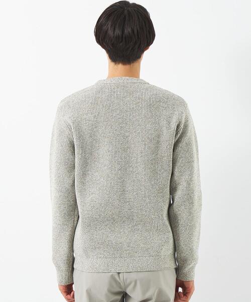 green label relaxing（グリーンレーベルリラクシング）の「【WEB限定】JUSTFIT 畦 カラー ミックス クルーネック ニット（ニット/セーター・メンズ・その他1/その他2・M/XL/L/S）」の8枚目の写真